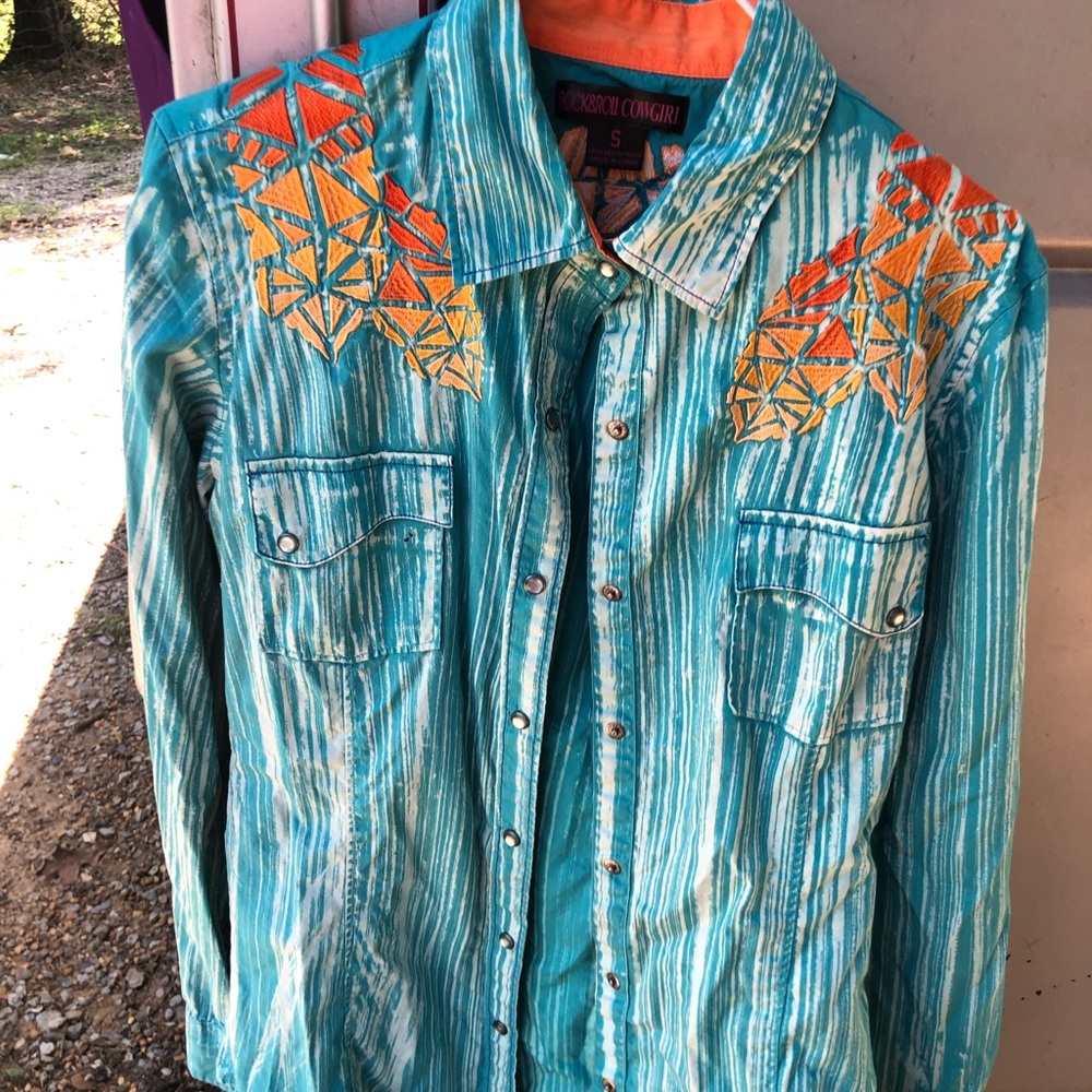 Rodeo shirts (Used) Except purple short sleeve